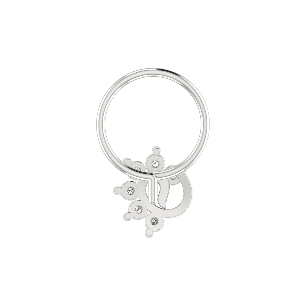 Avsar 9K Bis Hallmarked | Nosepin For Women/Girls |  Avno223 : AVNO223WC