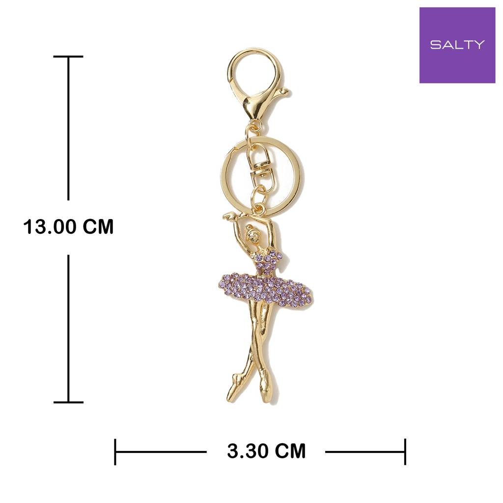 Ballerina Bag Charm : C-BG-0020-G-PL