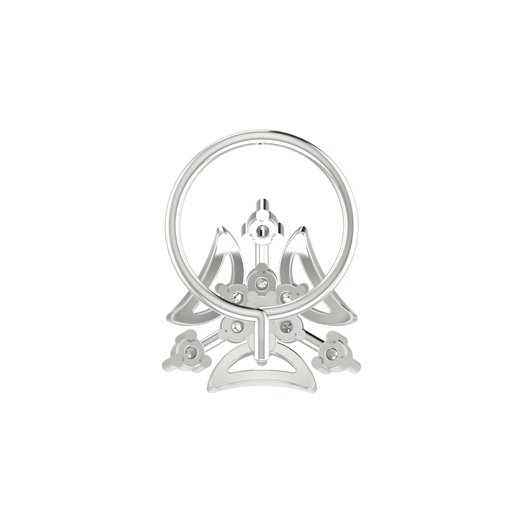 Avsar 9K Bis Hallmarked | Nosepin For Women/Girls |  Avno132 : AVNO132WC