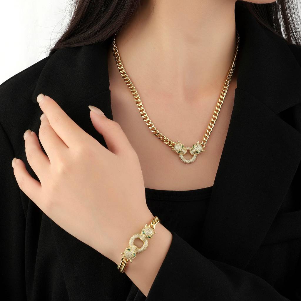Aria Bracelet And Necklace Combo : BN2C3273B
