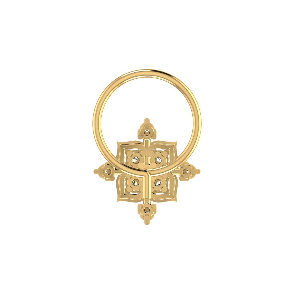 Avsar 9K Bis Hallmarked | Nosepin For Women/Girls |  Avno217 : AVNO217YC