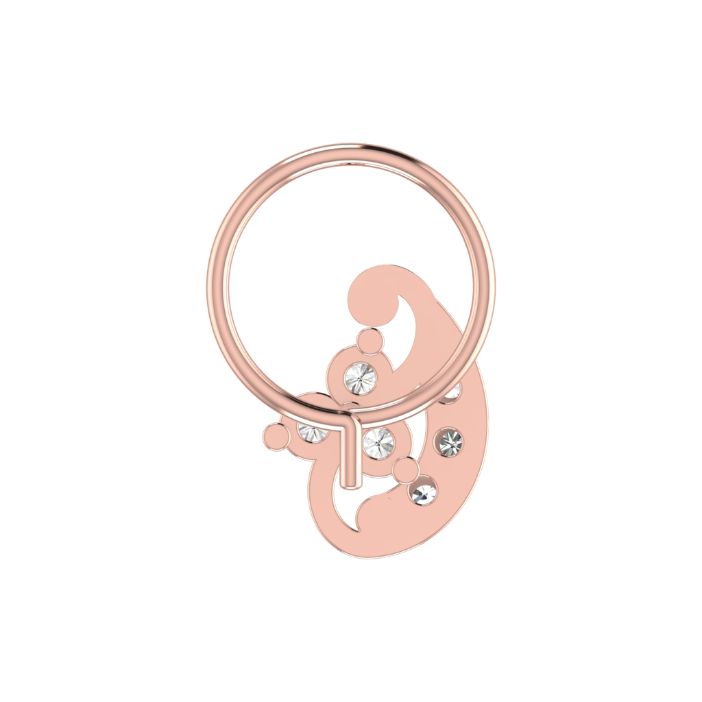 Avsar 9K Bis Hallmarked | Nosepin For Women/Girls |  Avno269 : AVNO269PC