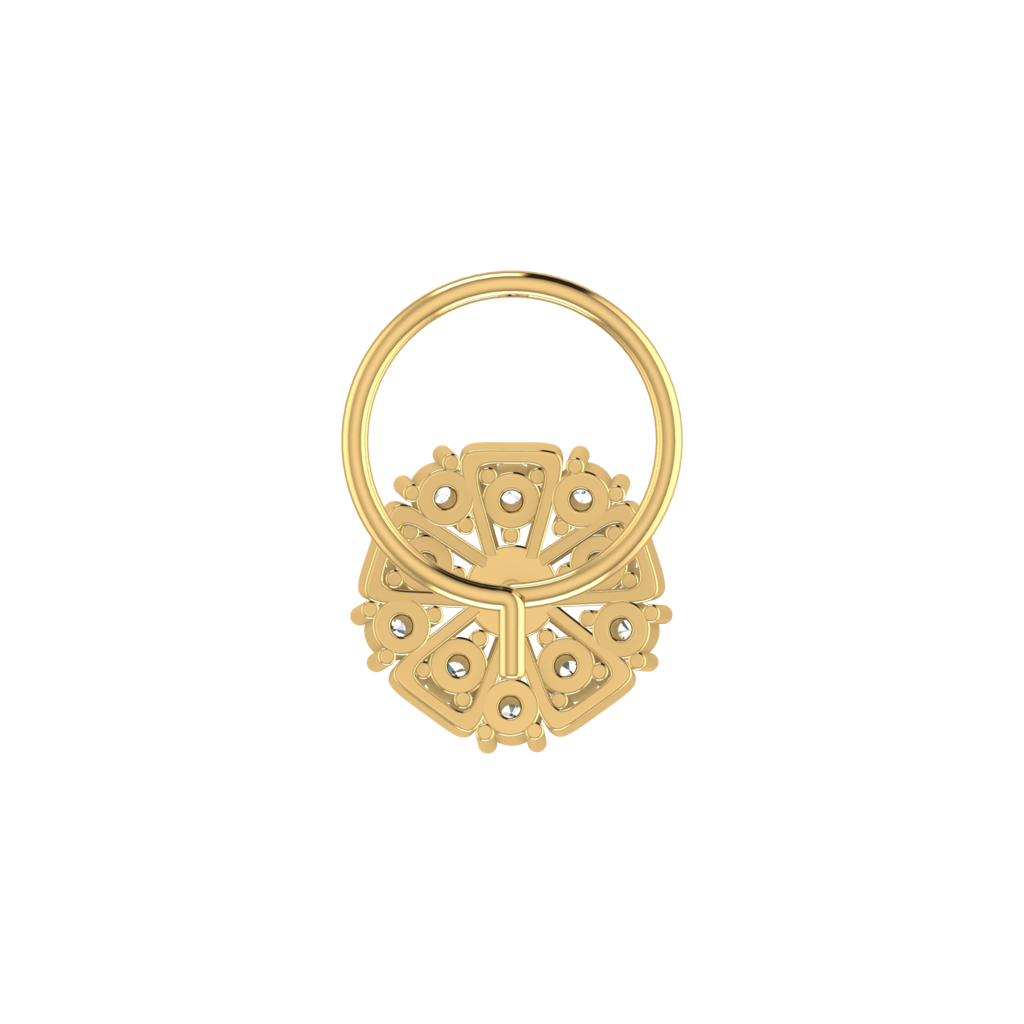 Avsar 9K Bis Hallmarked | Nosepin For Women/Girls |  Avno148 : AVNO148YC