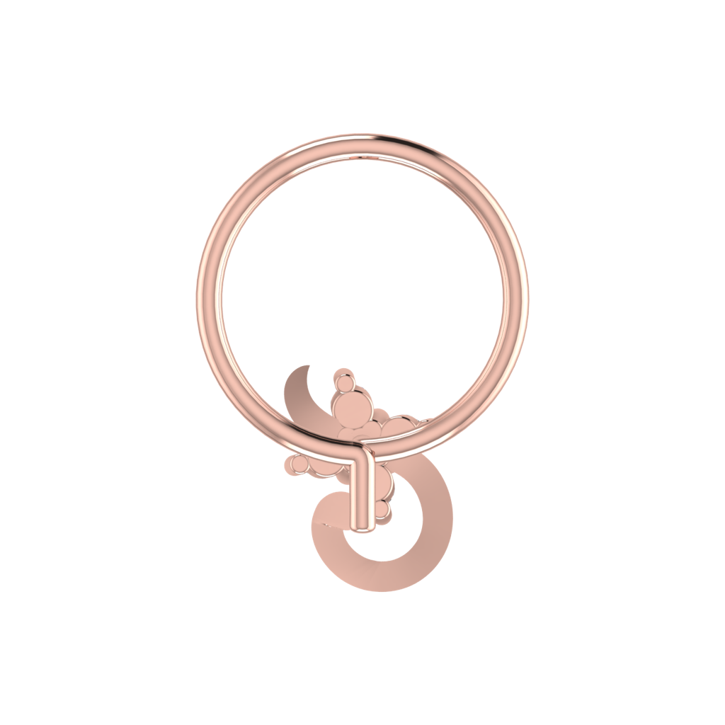 Avsar 9K Bis Hallmarked | Nosepin For Women/Girls |  Avno334 : AVNO334PC