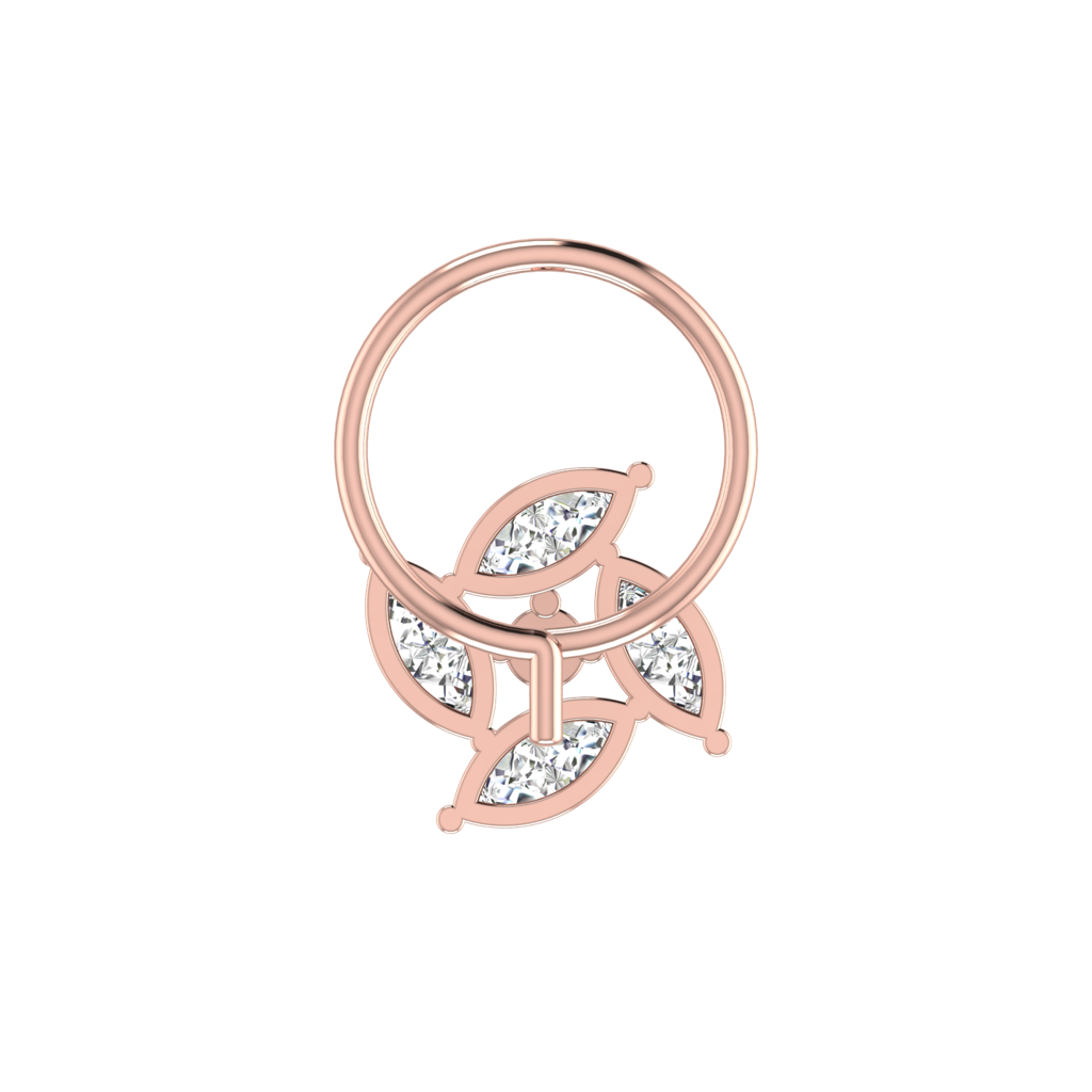 Avsar 9K Bis Hallmarked | Nosepin For Women/Girls |  Avno056 : AVNO056PC