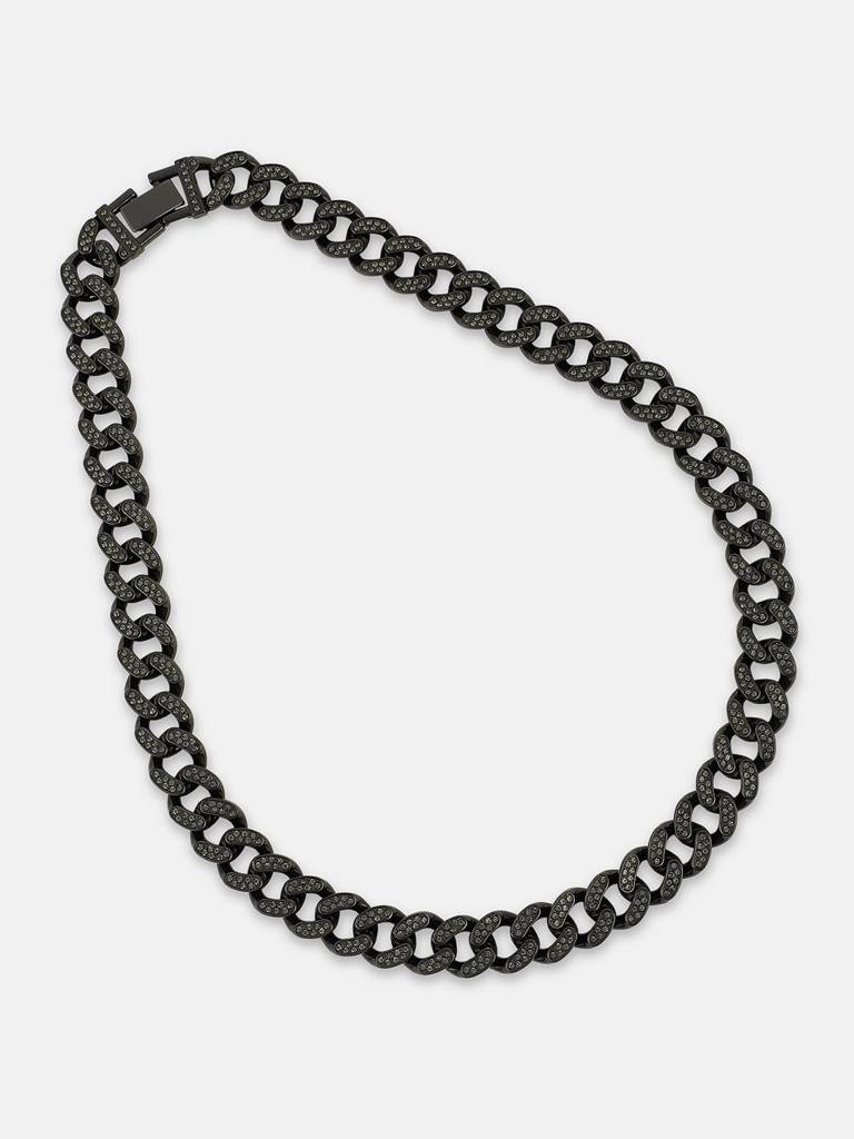 Men'S The Bijou Chain Necklace - Midnight Black : FANC1191