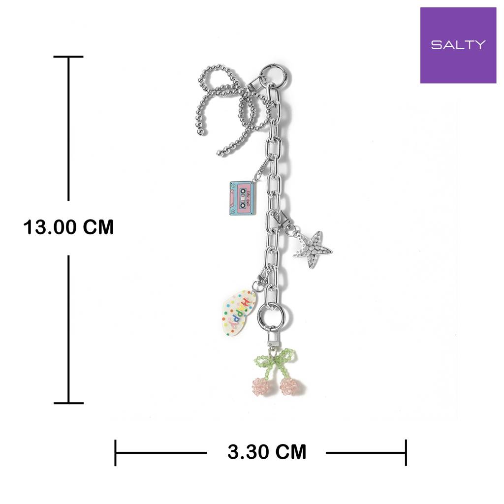 Multipendant Chunky Silver Bag Charm & Accessories : C-BG-0019-S