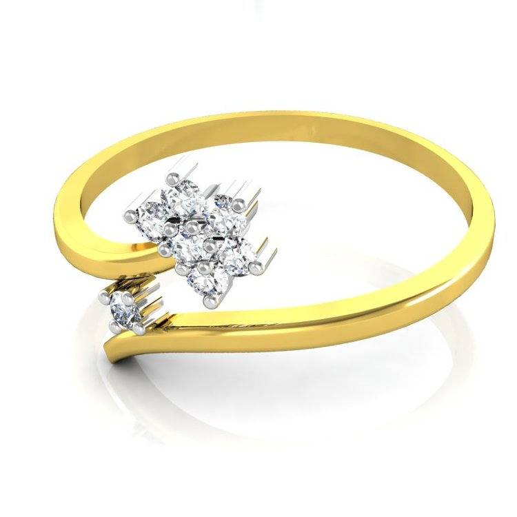 9K Bis Hallmarked Ring For Women/Girls | Bgr004 : BGR004YC_8