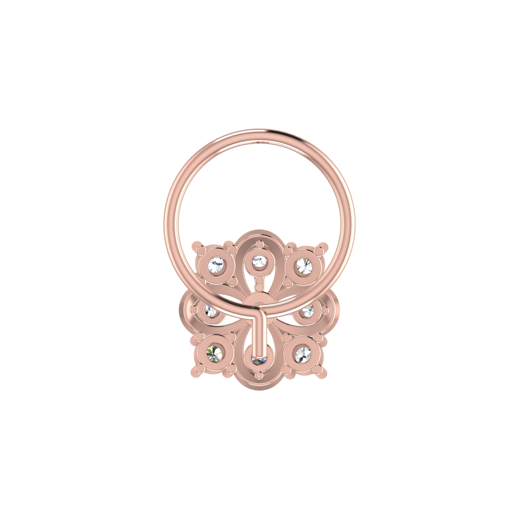 Avsar 9K Bis Hallmarked | Nosepin For Women/Girls |  Avno151 : AVNO151PC