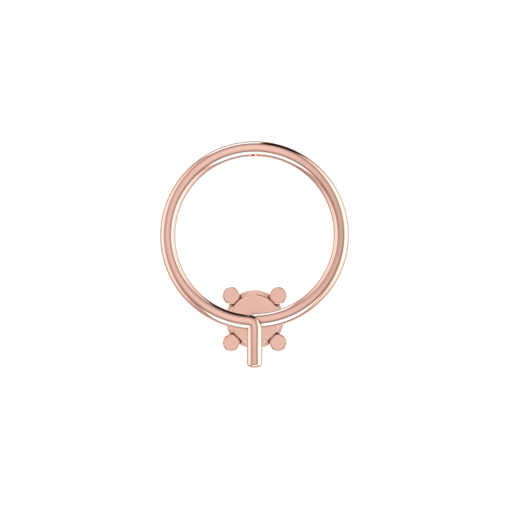 Avsar 9K Bis Hallmarked | Nosepin For Women/Girls |  Avno091 : AVNO091PC