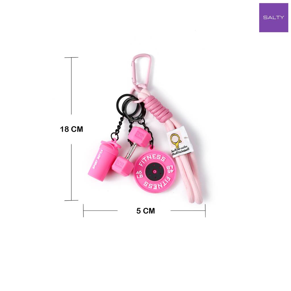 Mini Gym Buddy Bag Charm : C-BG-0096-PK