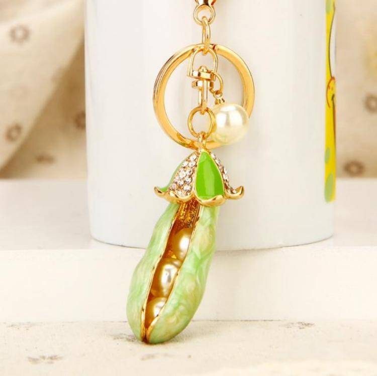Peas Charm For Bag And Purse : C-BG-0048-G-GR