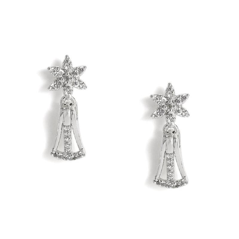 Dazzling Bell Shape Cz Necklace Set For Women|Perfect For Occasion Wear : AD-894-IRWENKER