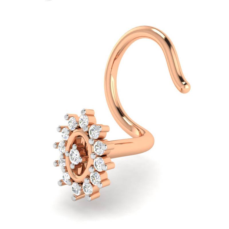 Avsar 9K Bis Hallmarked | Nosepin For Women/Girls |  Avno036 : AVNO036PC