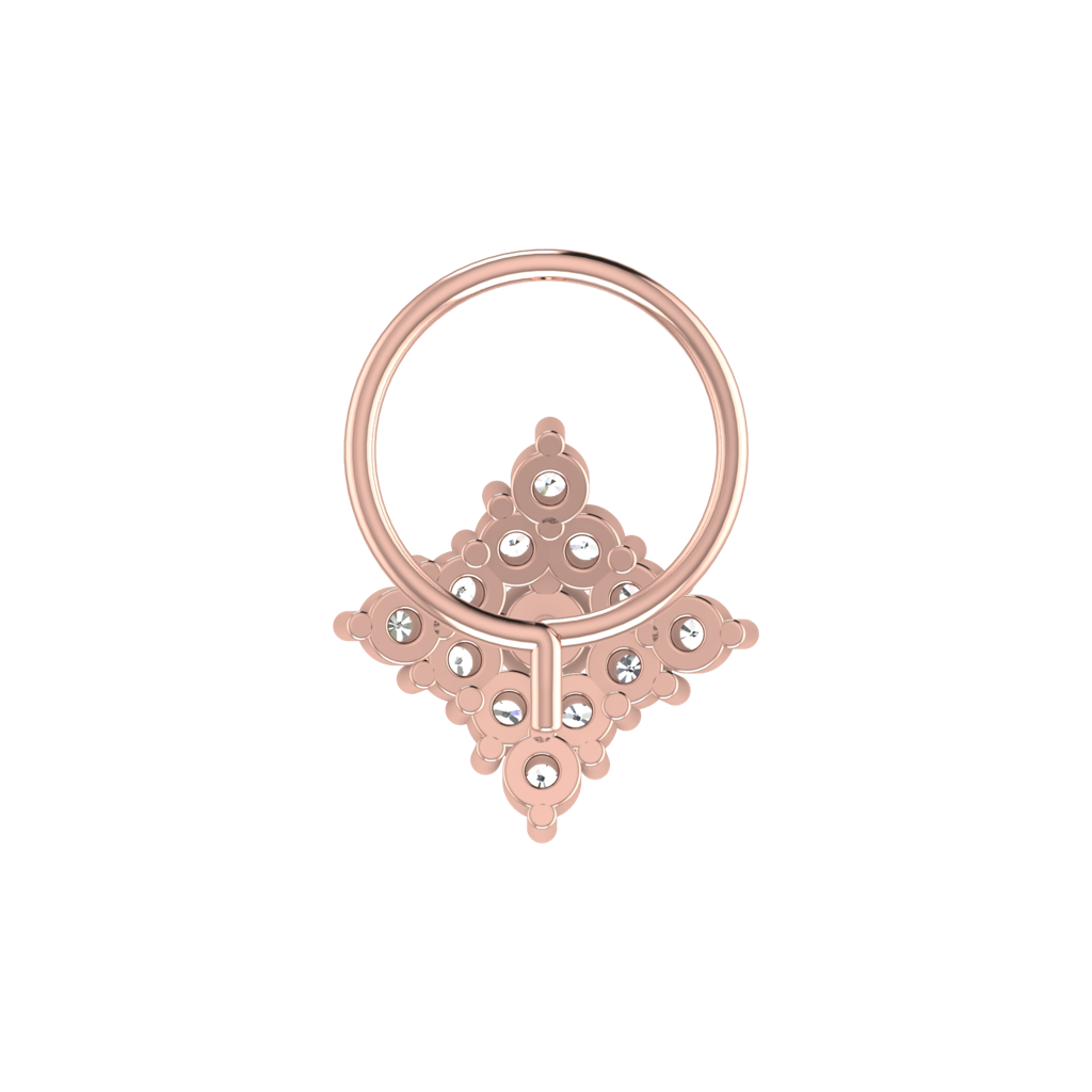 Avsar 9K Bis Hallmarked | Nosepin For Women/Girls |  Avno099 : AVNO099PC