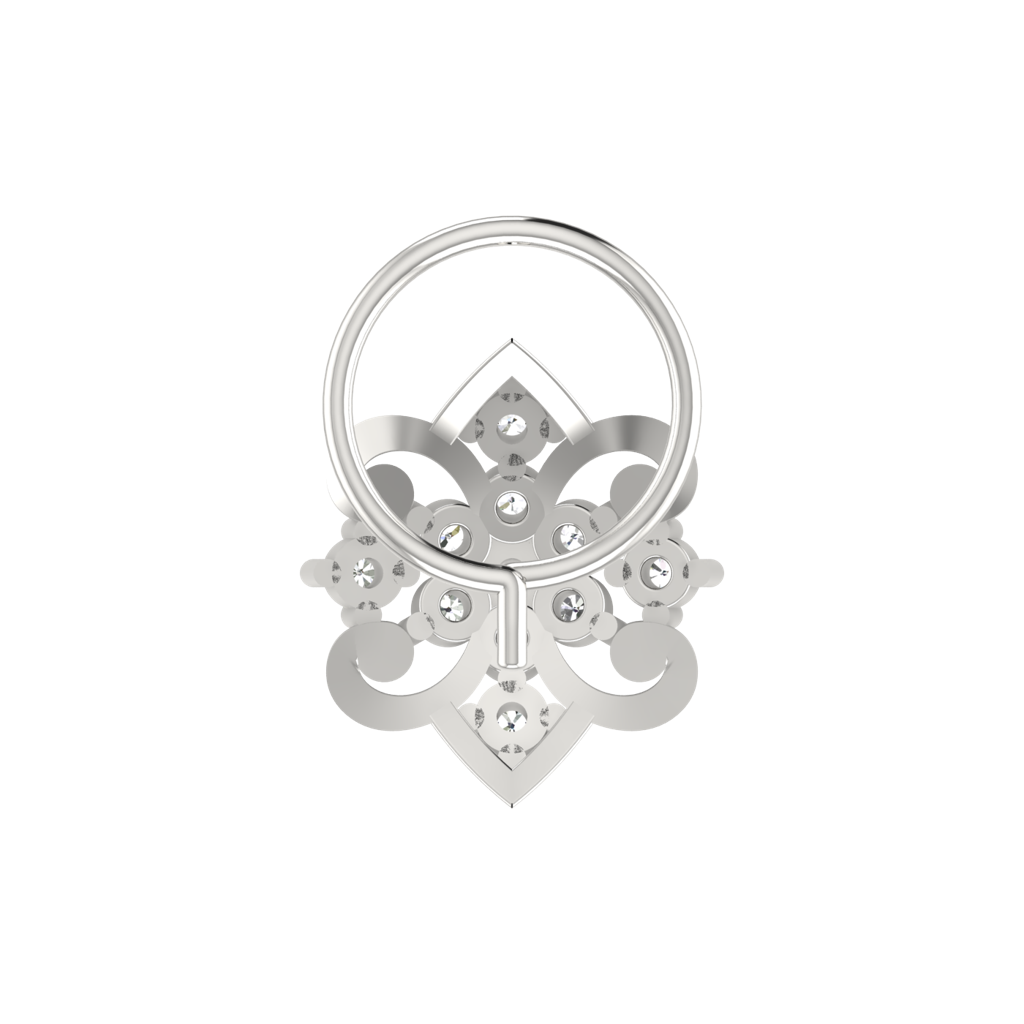 Avsar 9K Bis Hallmarked | Nosepin For Women/Girls |  Avno098 : AVNO098WC