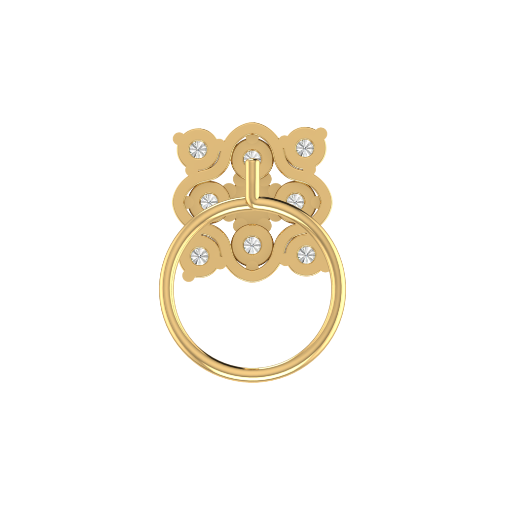 Avsar 9K Bis Hallmarked | Nosepin For Women/Girls |  Avno067 : AVNO067YC