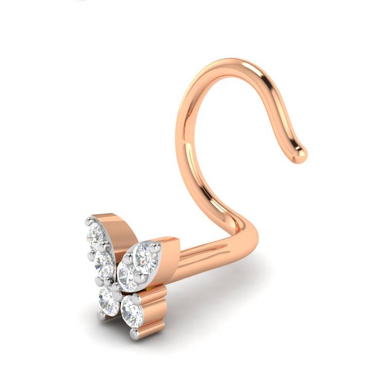 Avsar 9K Bis Hallmarked | Nosepin For Women/Girls |  Avno046 : AVNO046PC
