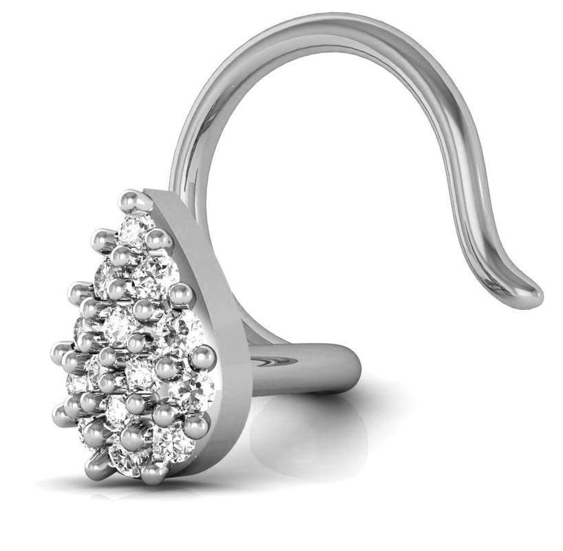 Avsar 9K Bis Hallmarked | Nosepin For Women/Girls |  Avno017 : AVNO017WC