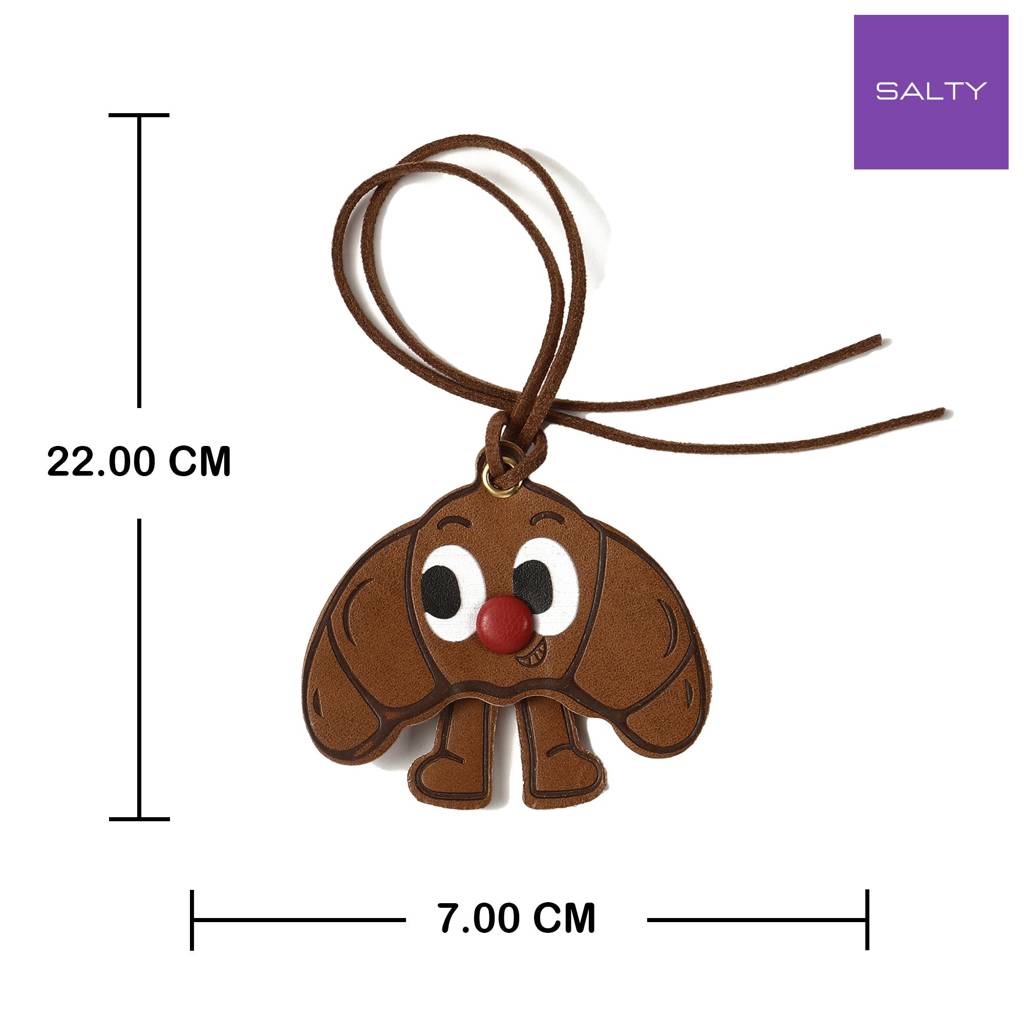 Cute Croissant Bag Charm : C-BG-0040-BR
