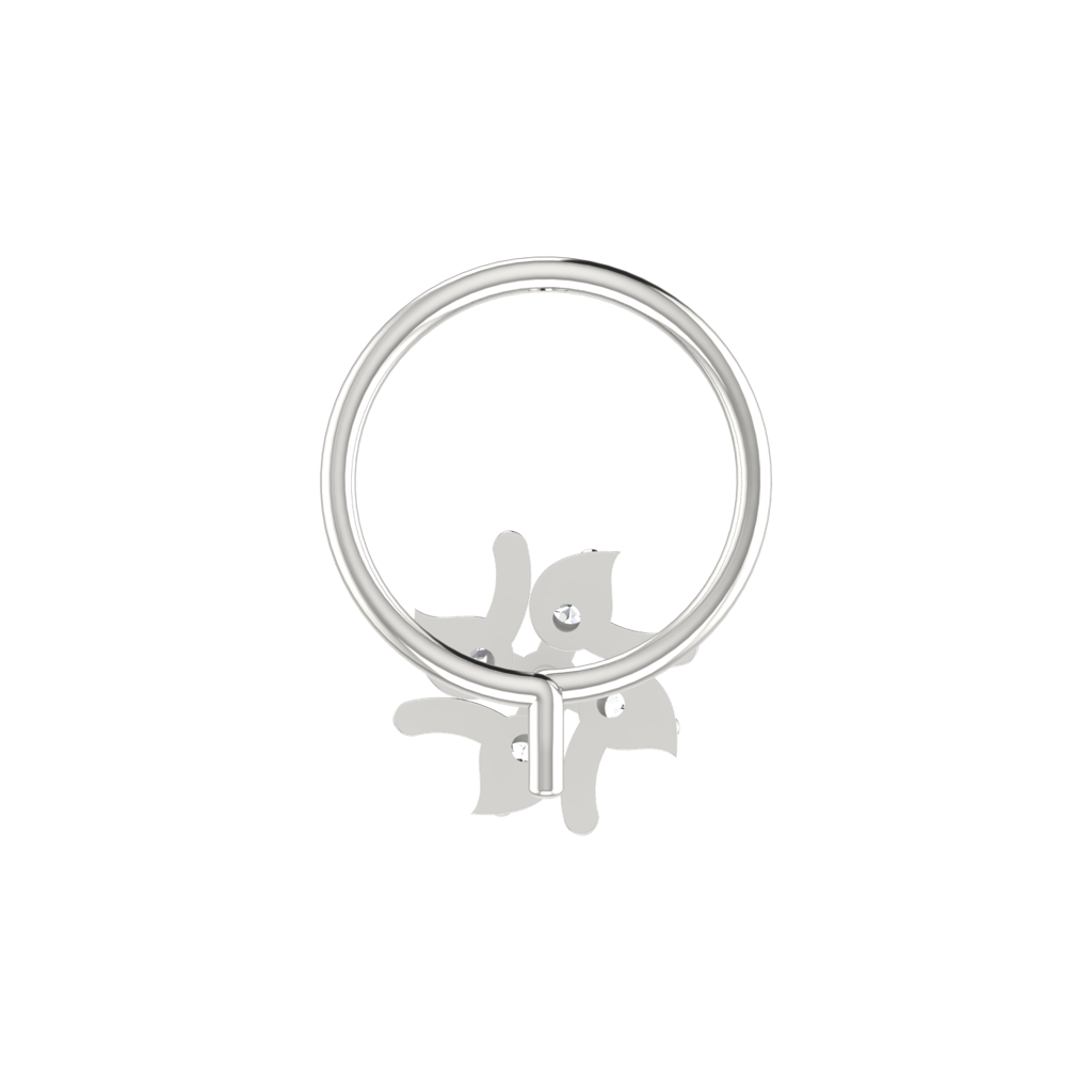 Avsar 9K Bis Hallmarked | Nosepin For Women/Girls |  Avno332 : AVNO332WC