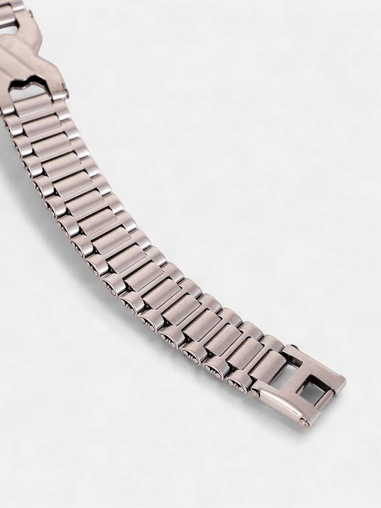 Men'S The Cross H-Link Chain Bracelet - Metallic Silver : FABR1322