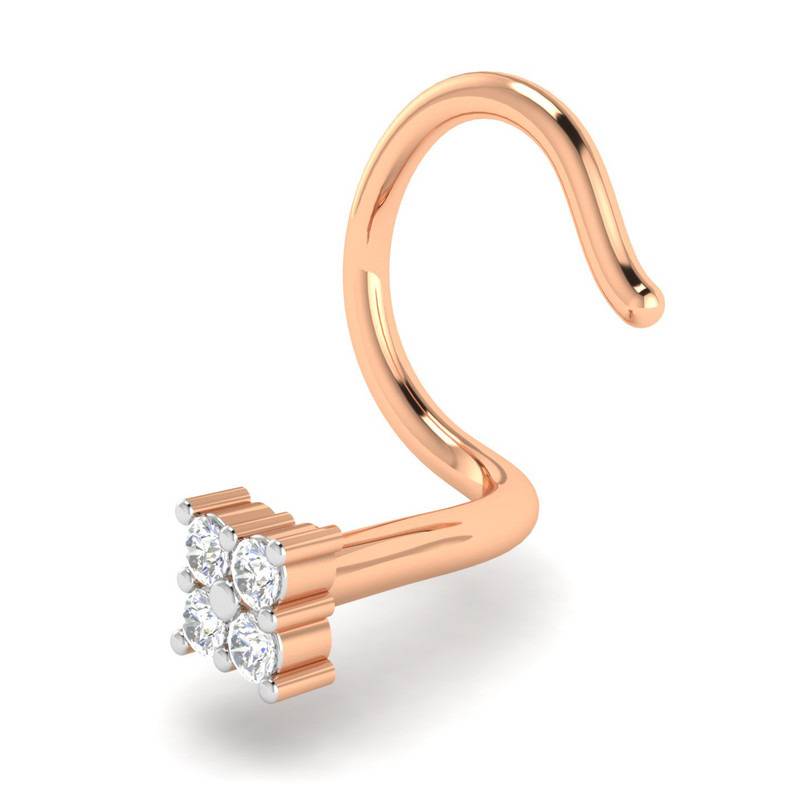 Avsar 9K Bis Hallmarked | Nosepin For Women/Girls |  Avno026 : AVNO026PC
