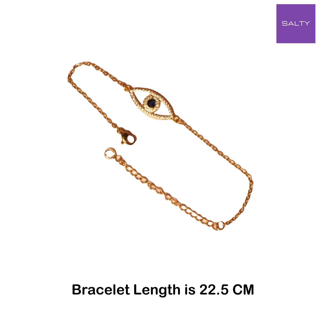 Golden Eye Of Protection Bracelet : BS11672