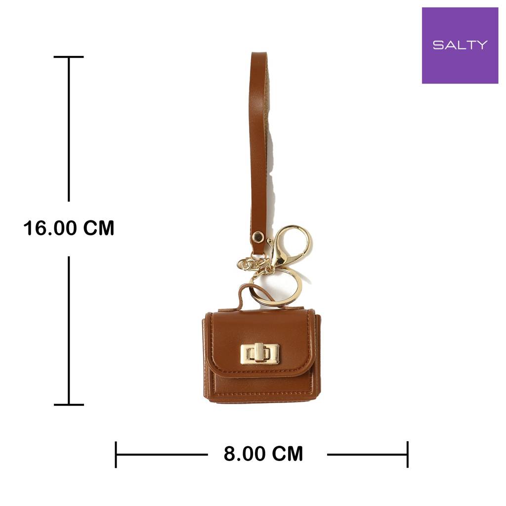 The Office Mini Leather Bag Charm : C-BG-0018-BR