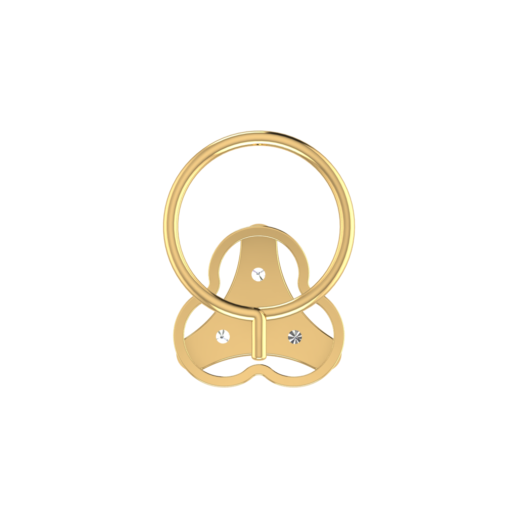 Avsar 9K Bis Hallmarked | Nosepin For Women/Girls |  Avno084 : AVNO084YC