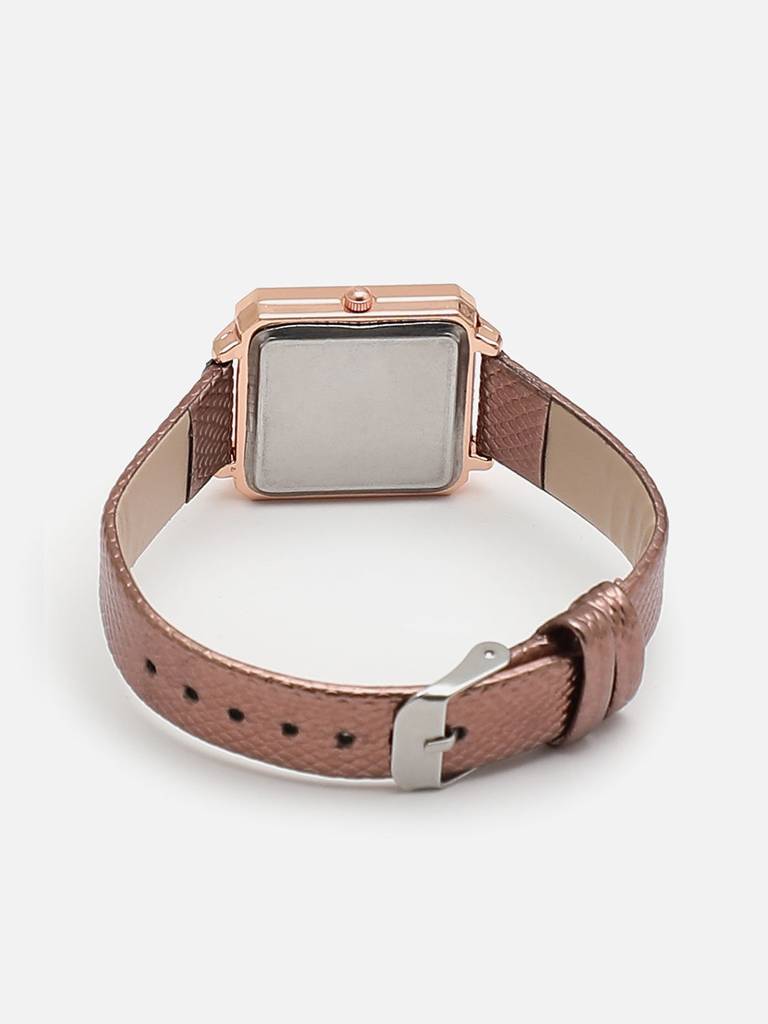 Brown Analogue Watch. : HSWC1050