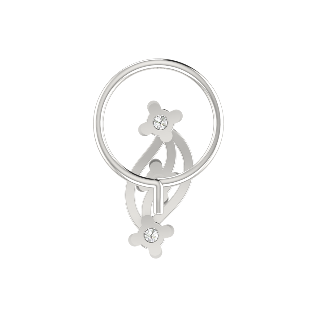 Avsar 9K Bis Hallmarked | Nosepin For Women/Girls |  Avno268 : AVNO268WC