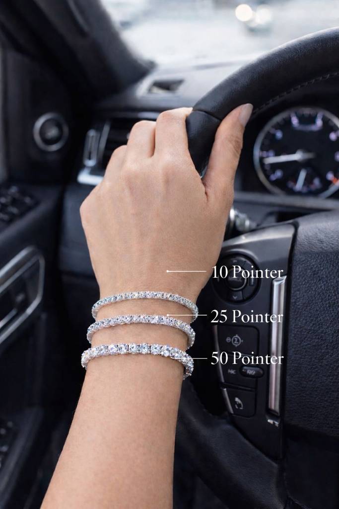 50 Pointer Solitaire Classic Tennis Bracelet : 100837