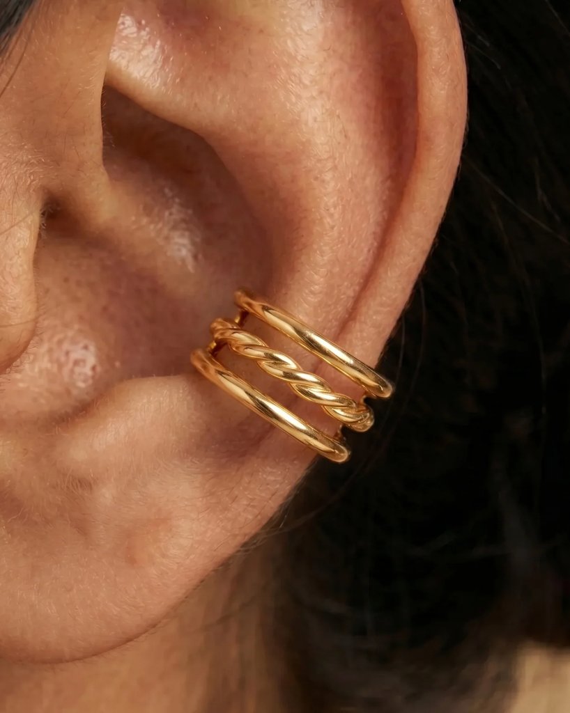 Aveline Wave Ear Cuff : TE236