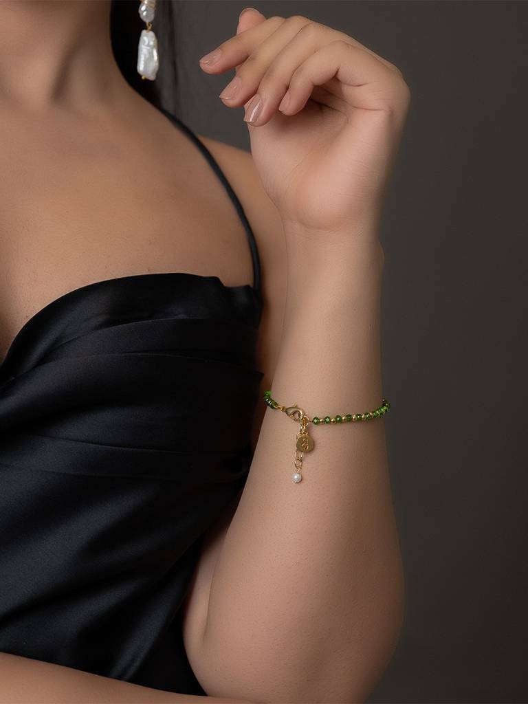 Classic Peridot Bracelet : BG170c