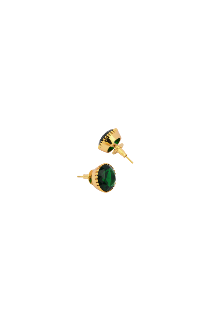 Emerald Studs : K100