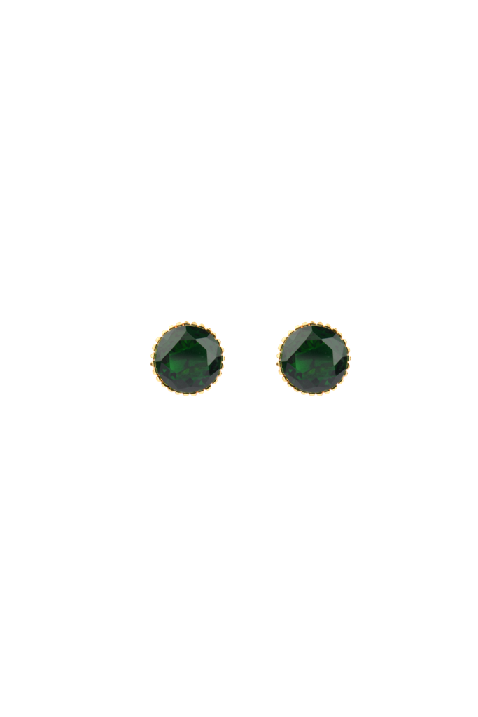 Emerald Studs : K100