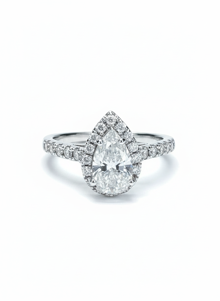 Nova Arc 1.6Ct Moissanite Engagement Ring : GJRG0017RG925134