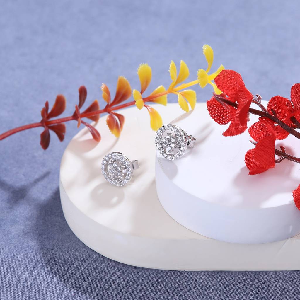 Iski Uski 925 Sterling Silver Bhavini Stud Earrings
