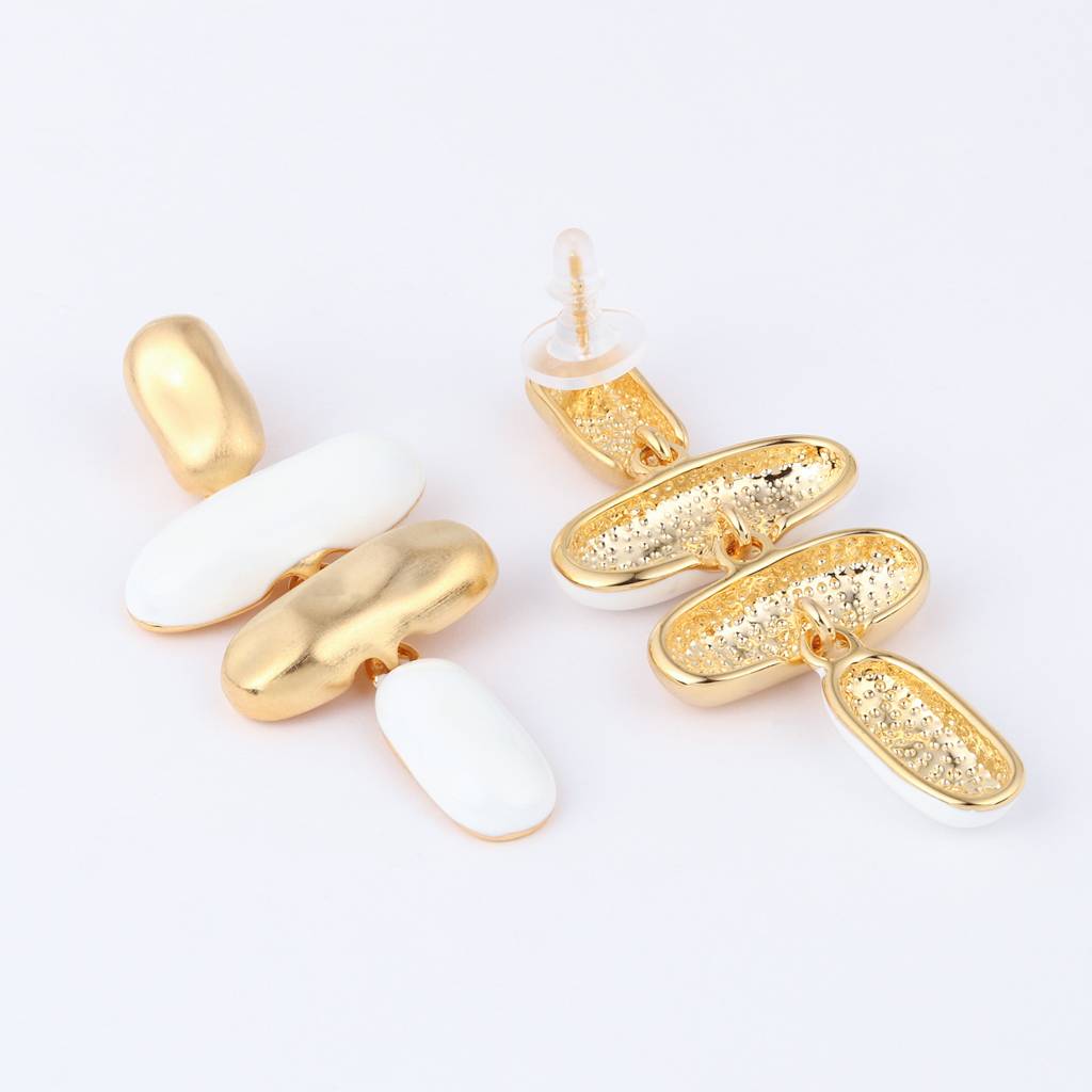 Modern Muse Dual-Tone Drops : WER183MLWHT