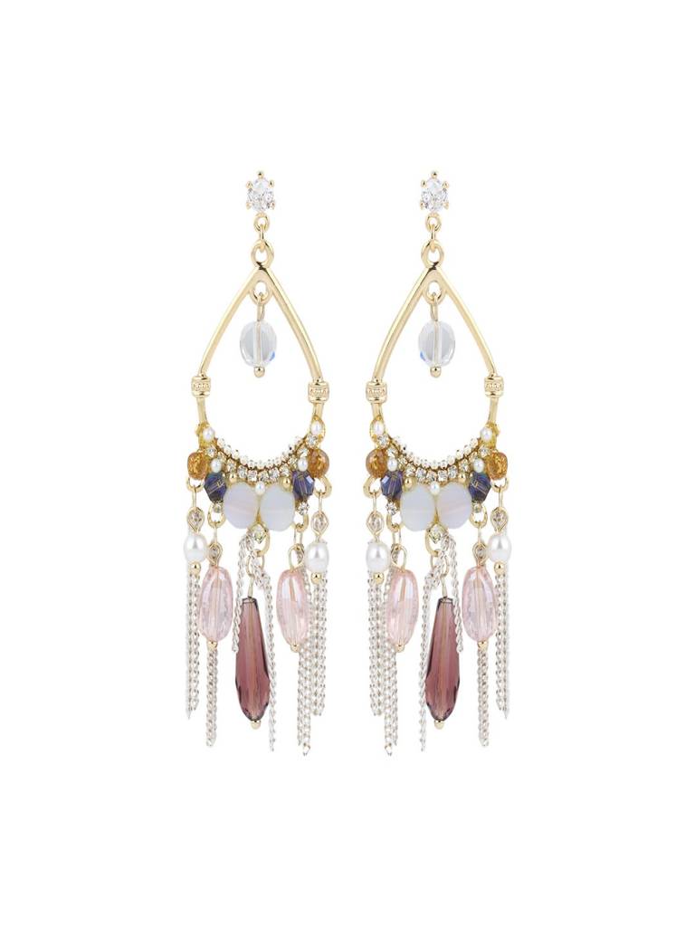 Boho Luxe Dangle Earrings : WER168LLGLD