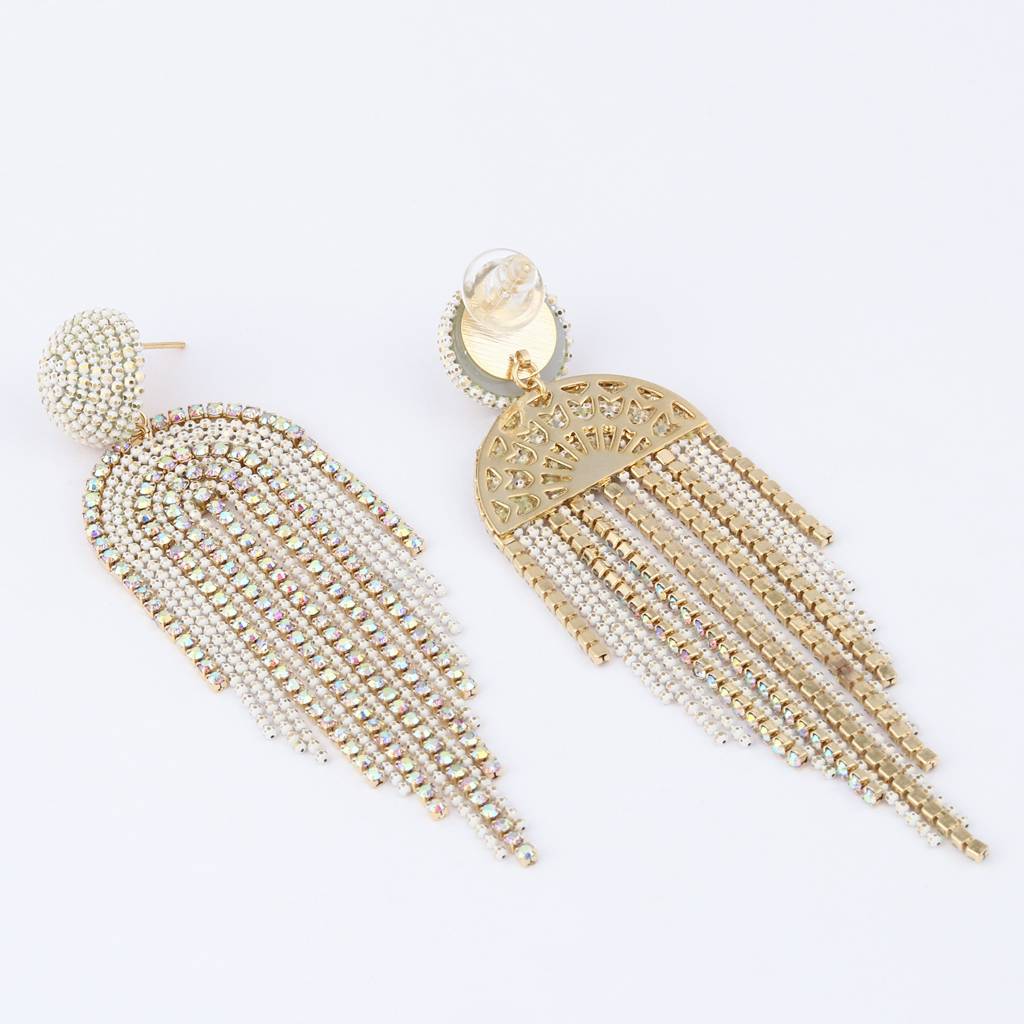 Glimmering Cascades Drop Earring : WER163LLSLV