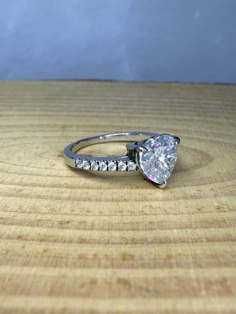 Blush Mirage 1.3Ct Moissanite Engagement Ring : GJRG0014RG925109