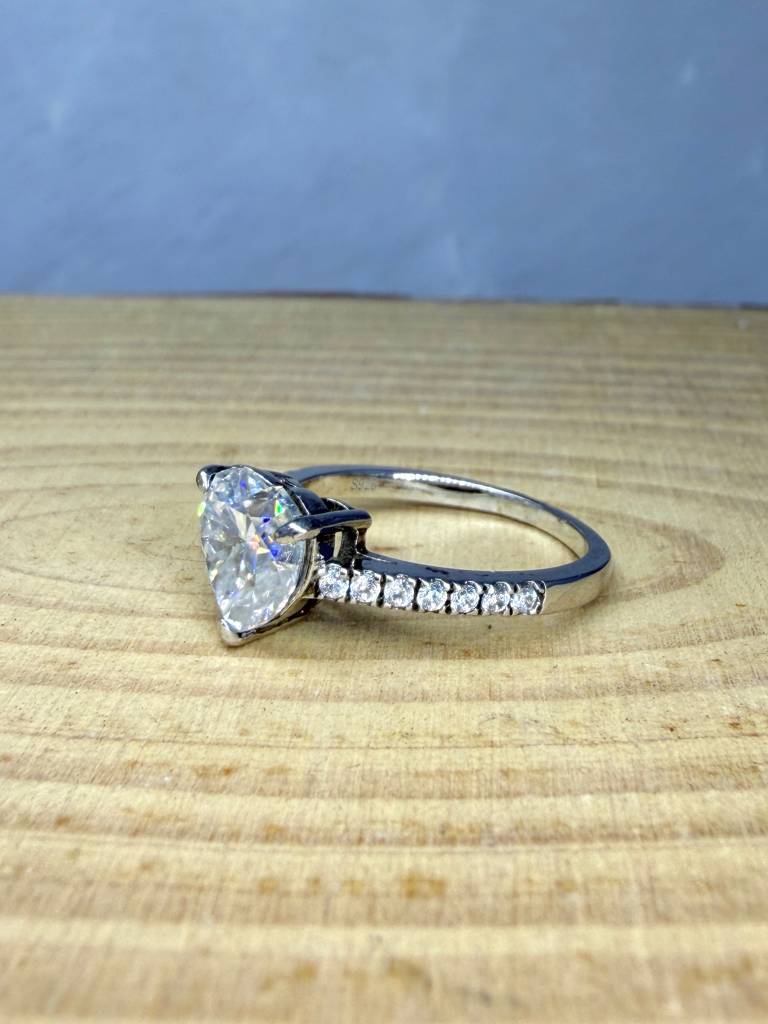 Blush Mirage 1.3Ct Moissanite Engagement Ring : GJRG0014RG925109