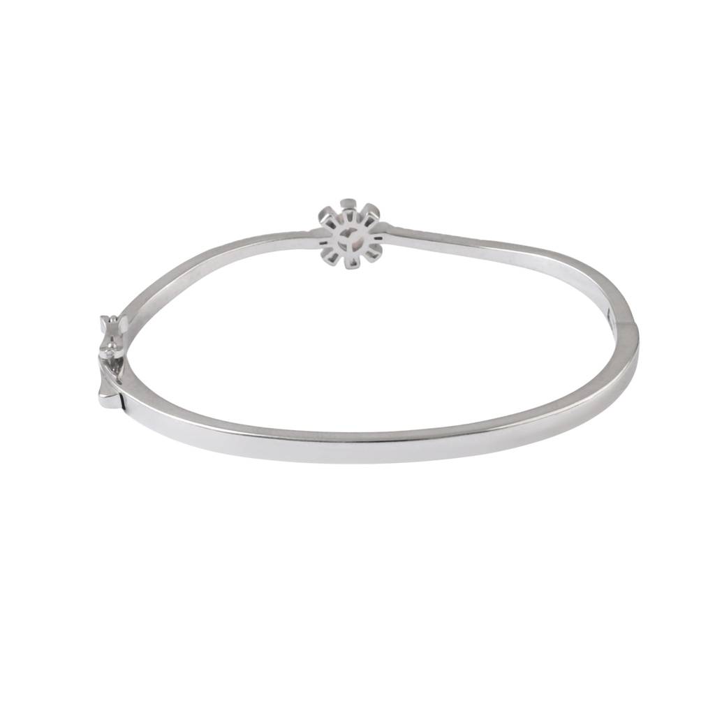 Rose Gold & Silver Sunburst Cz Bracelet In 925 Sterling Silver : ZIRAK-Bracelet-112