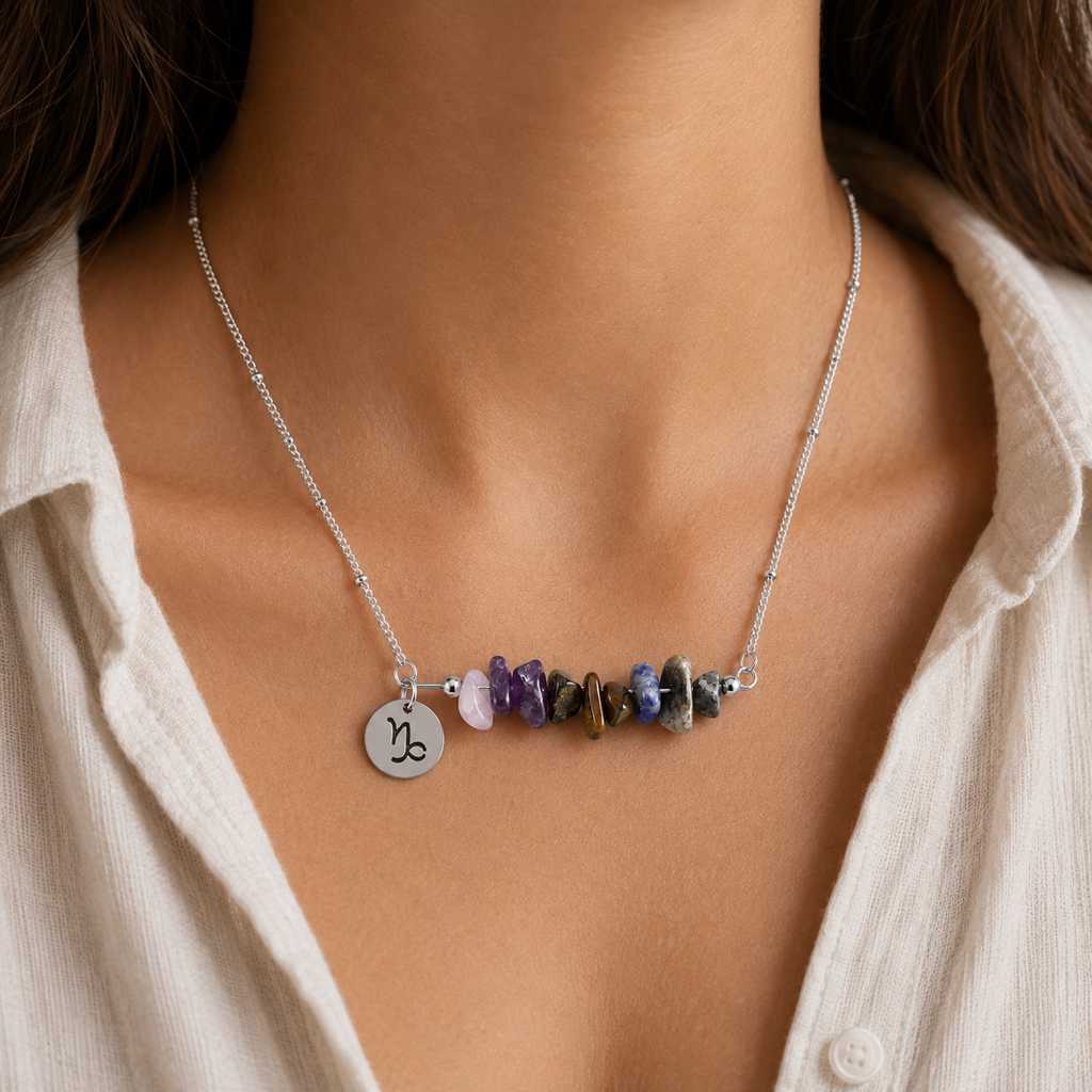 Zodiac Sign Necklaces- Capricorn : 00088-Capricorn