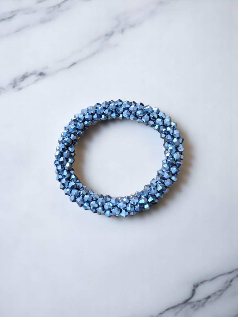 Unisex Crystal Bloom – Adjustable Crystal Bead Bracelets : CRY-TTN-BLT-ONB-038
