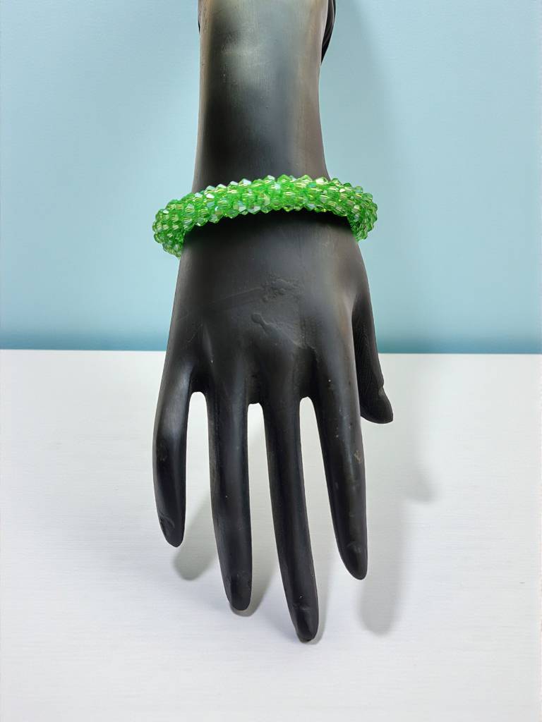 Unisex Crystal Bloom – Adjustable Crystal Bead Bracelets : CRY-PSG-BLT-ONB-040
