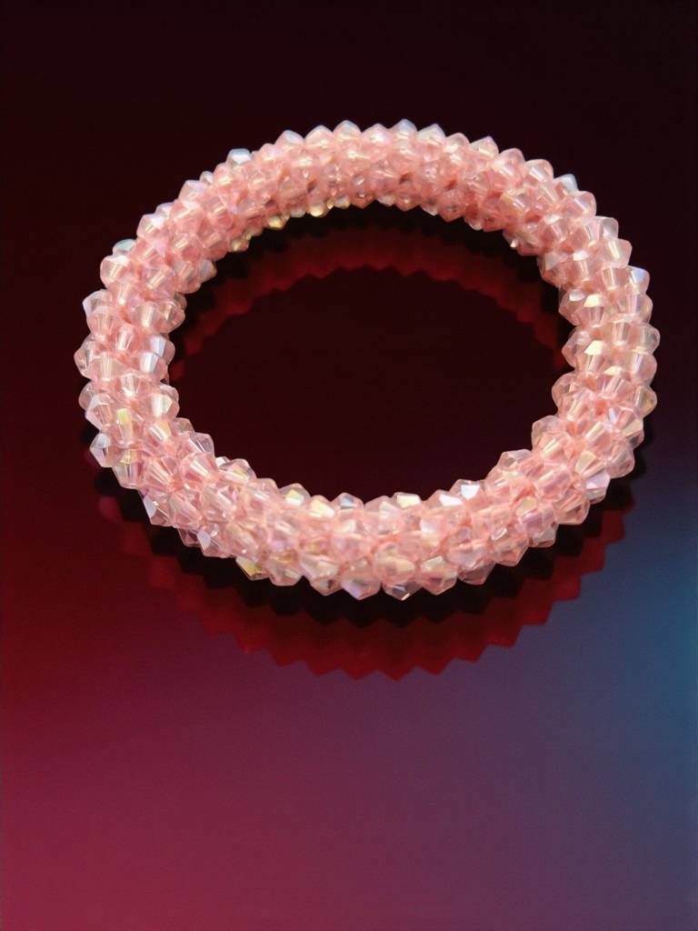 Unisex Crystal Bloom – Adjustable Crystal Bead Bracelets : CRY-BBP-BLT-ONB-115