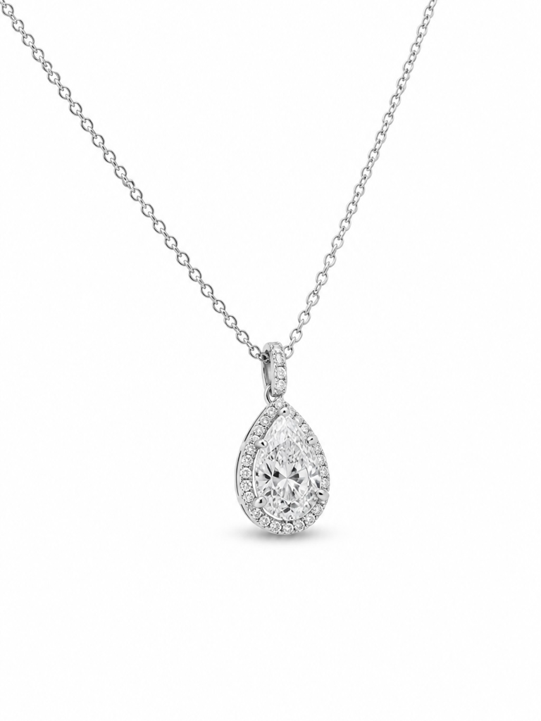 Zivara Moissanite Pendant : GJPD0008PD925127
